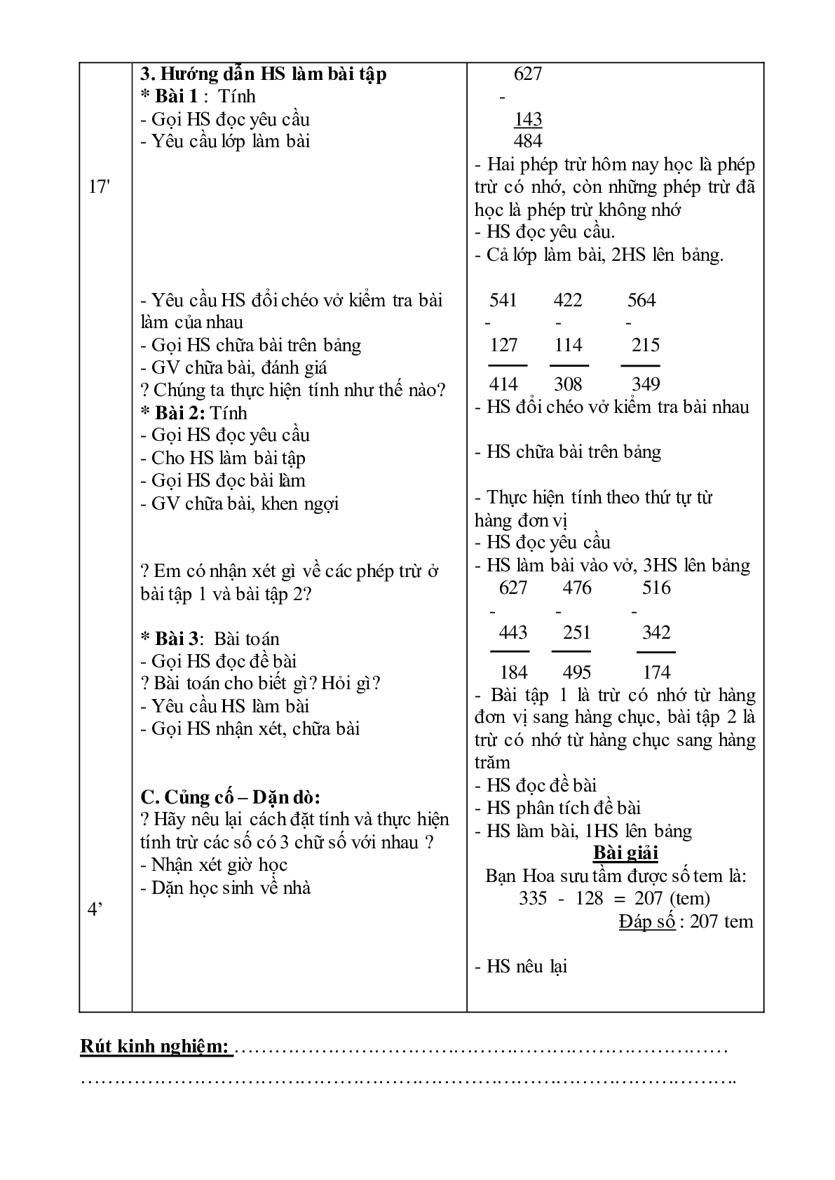 Giáo án Toán lớp 3 tuần 2 mới nhất (trang 2)