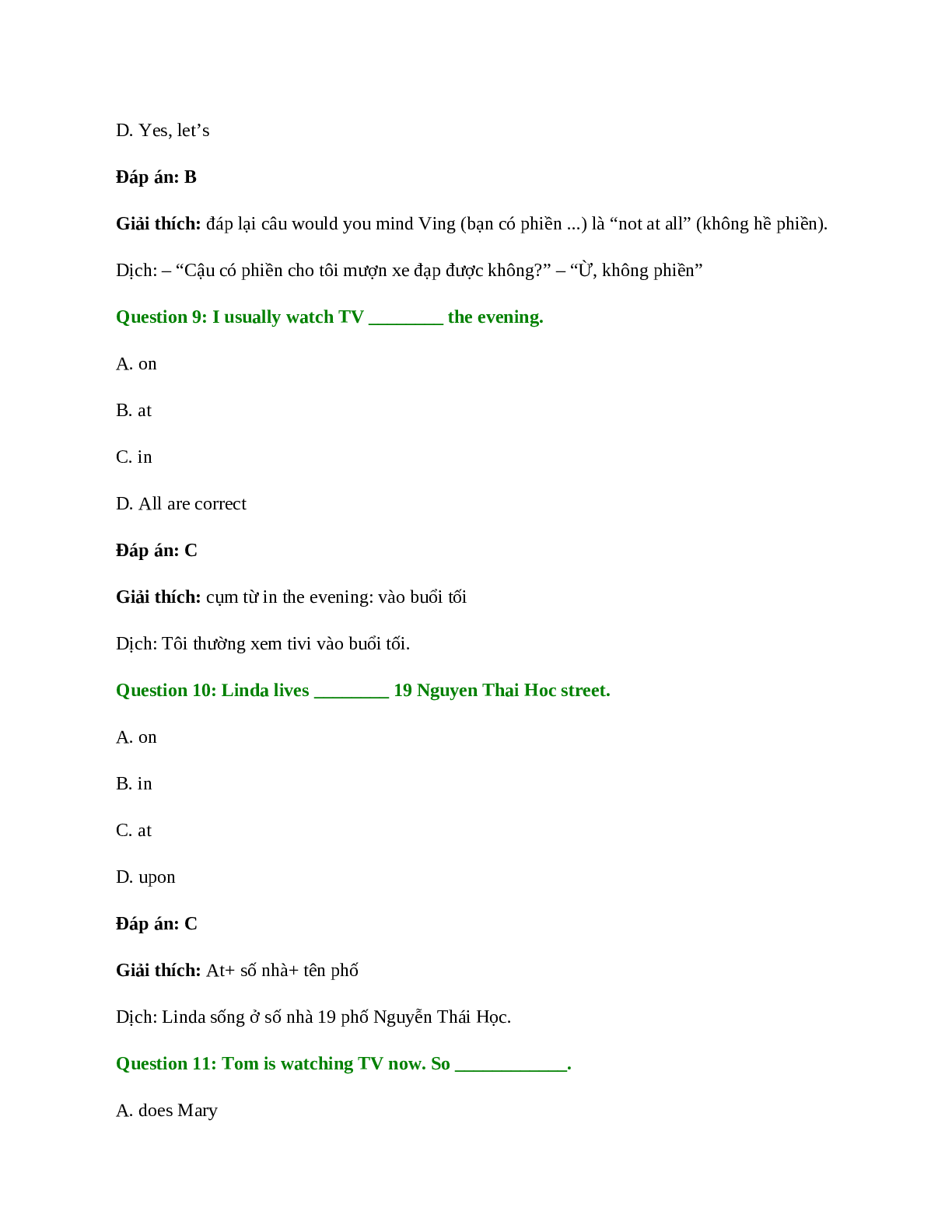 60 câu Trắc nghiệm Tiếng Anh 8 Unit 5 có đáp án 2023: Study Habits (trang 9)