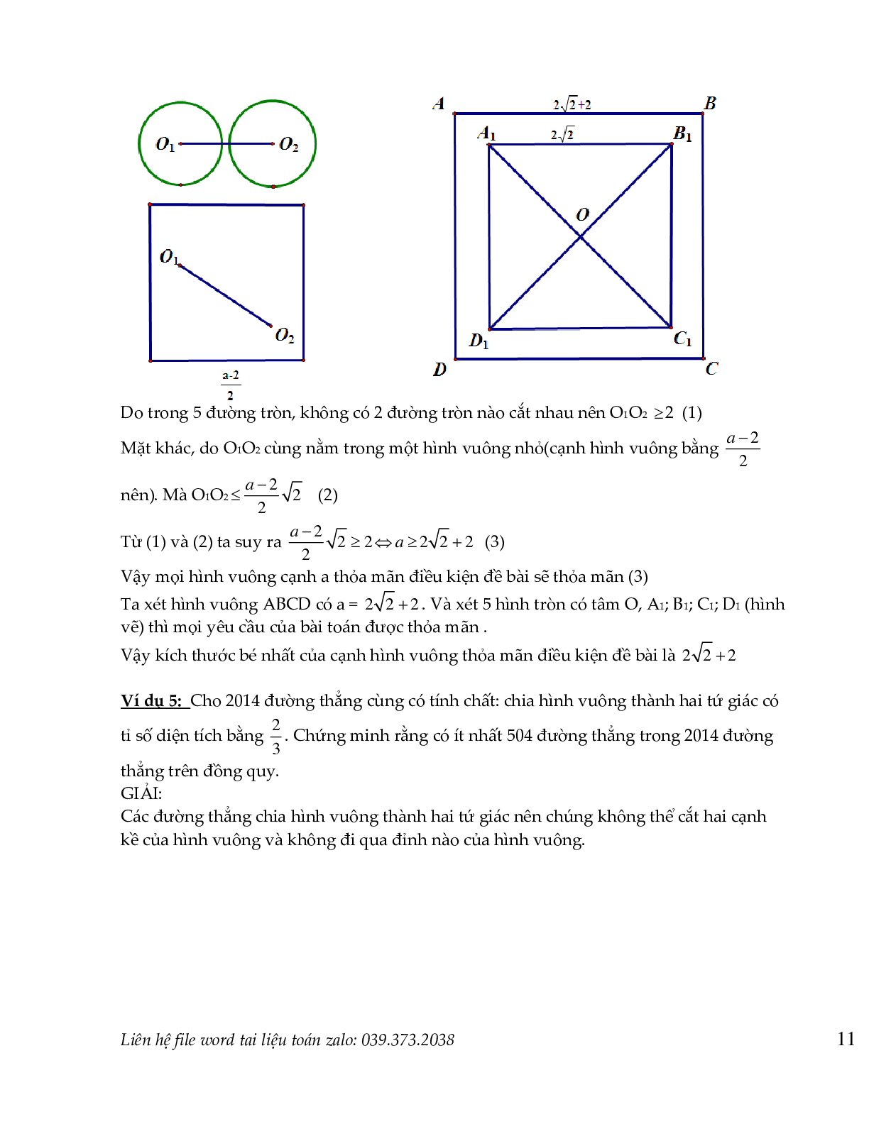 Nguyên lý dirichlet  và nguyên lý cực hạn trong toán tổ hợp (trang 10)