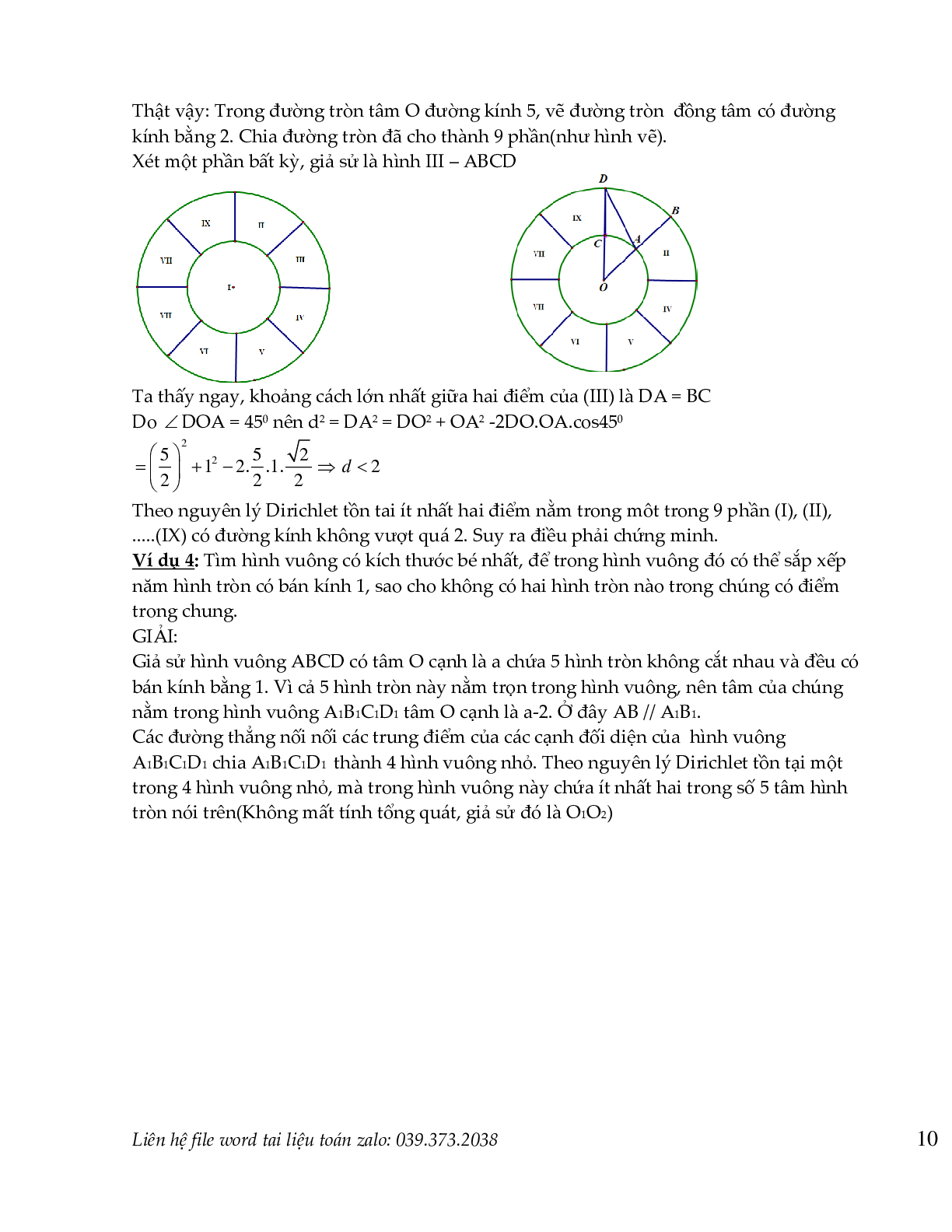 Nguyên lý dirichlet  và nguyên lý cực hạn trong toán tổ hợp (trang 9)