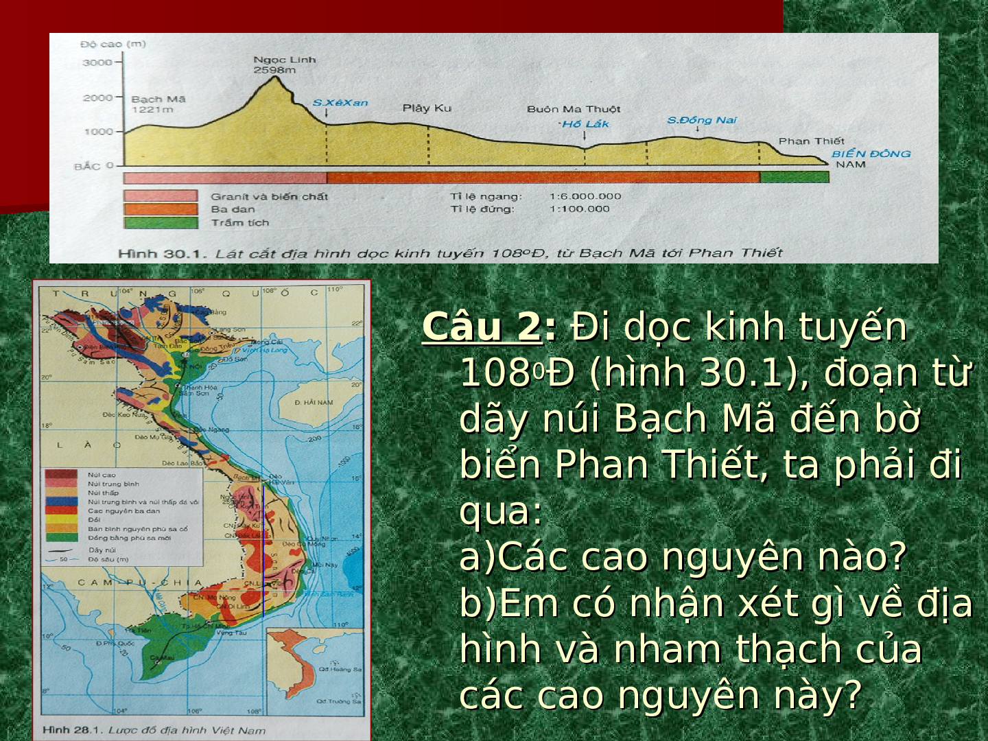 Giáo án Địa lí 8 Bài 30 Thực hành: Đọc bản đồ Việt Nam ( Tiết 2 ) (trang 5)