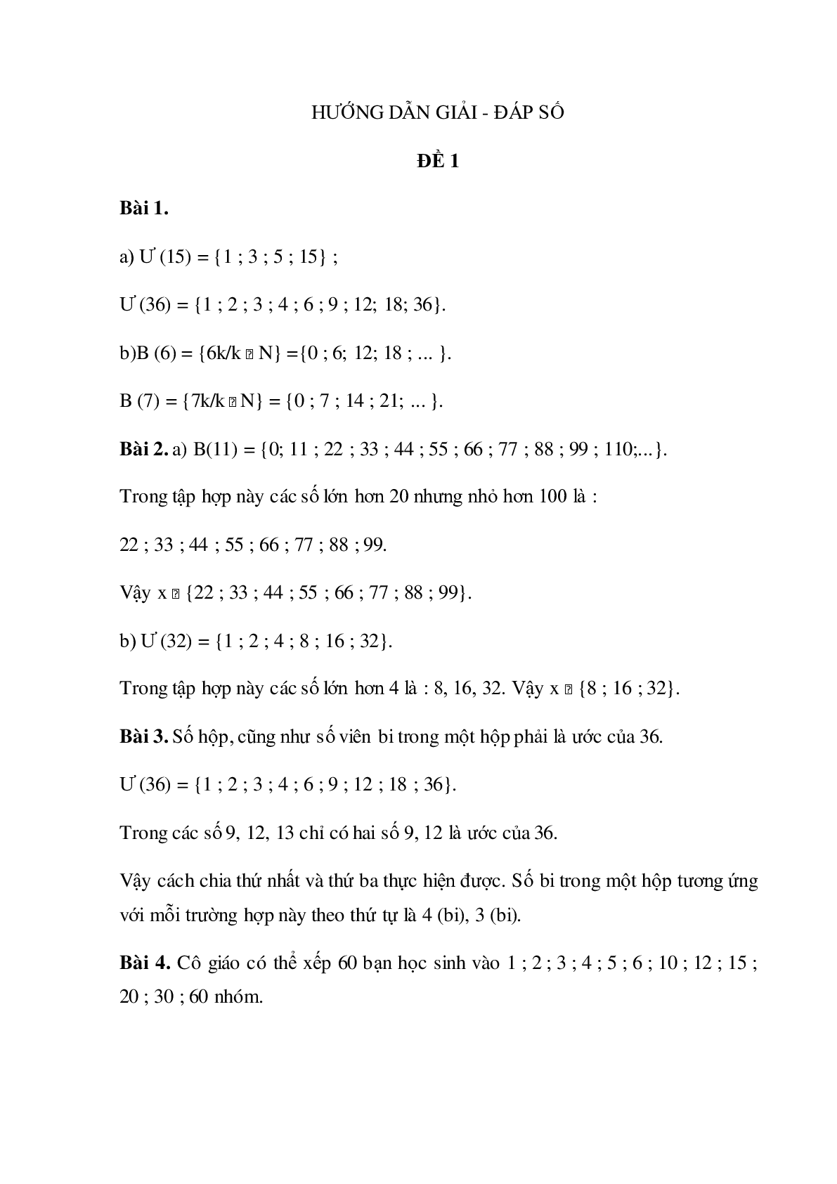 Bài tập cuối tuần Số học Toán lớp 6 tuần 8 có đáp án (trang 2)