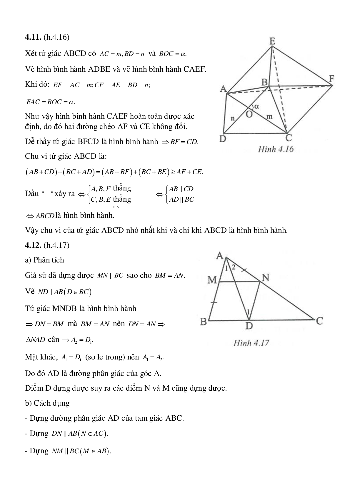 Hình bình hành - Hình học toán 8 (trang 10)