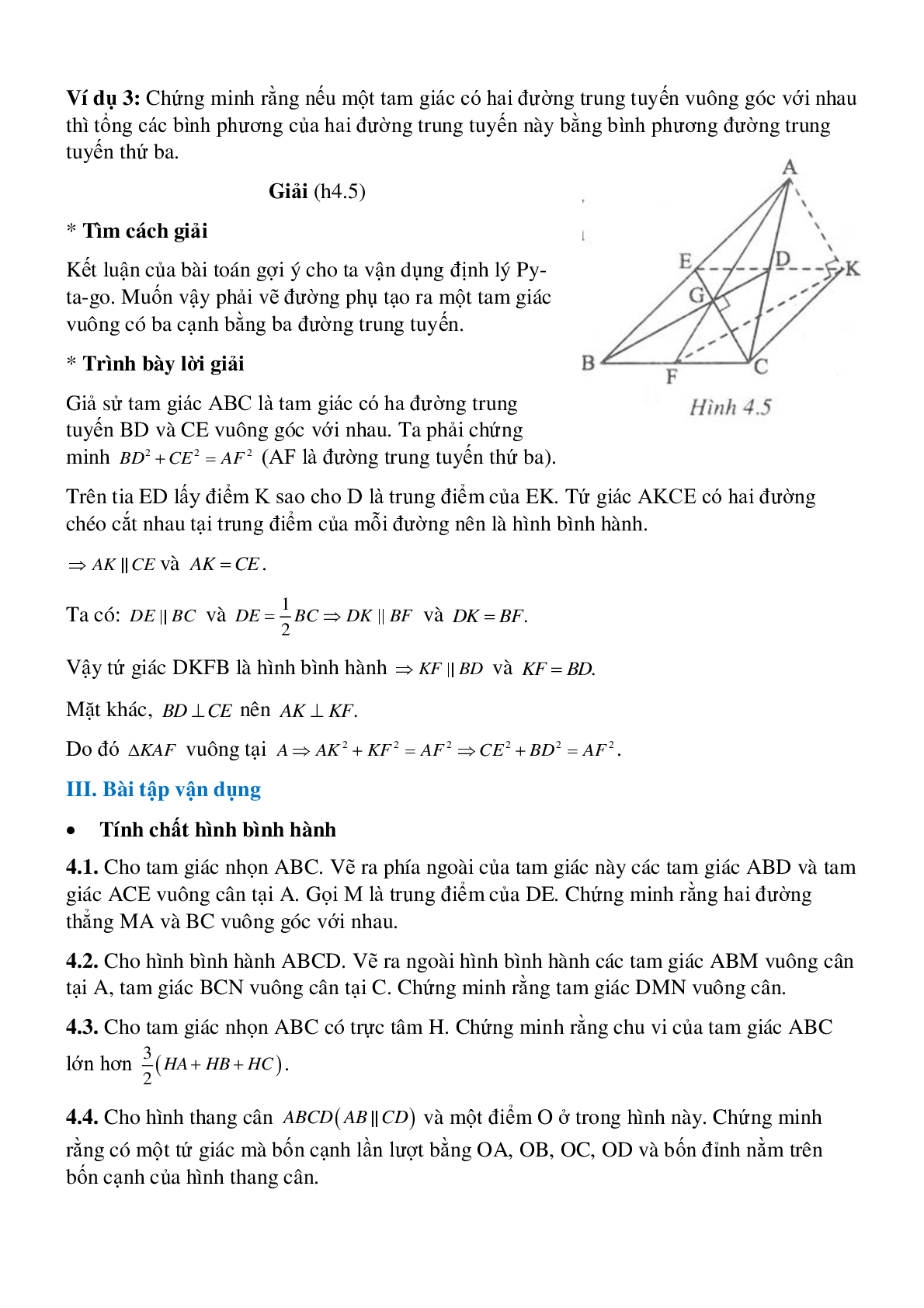 Hình bình hành - Hình học toán 8 (trang 3)