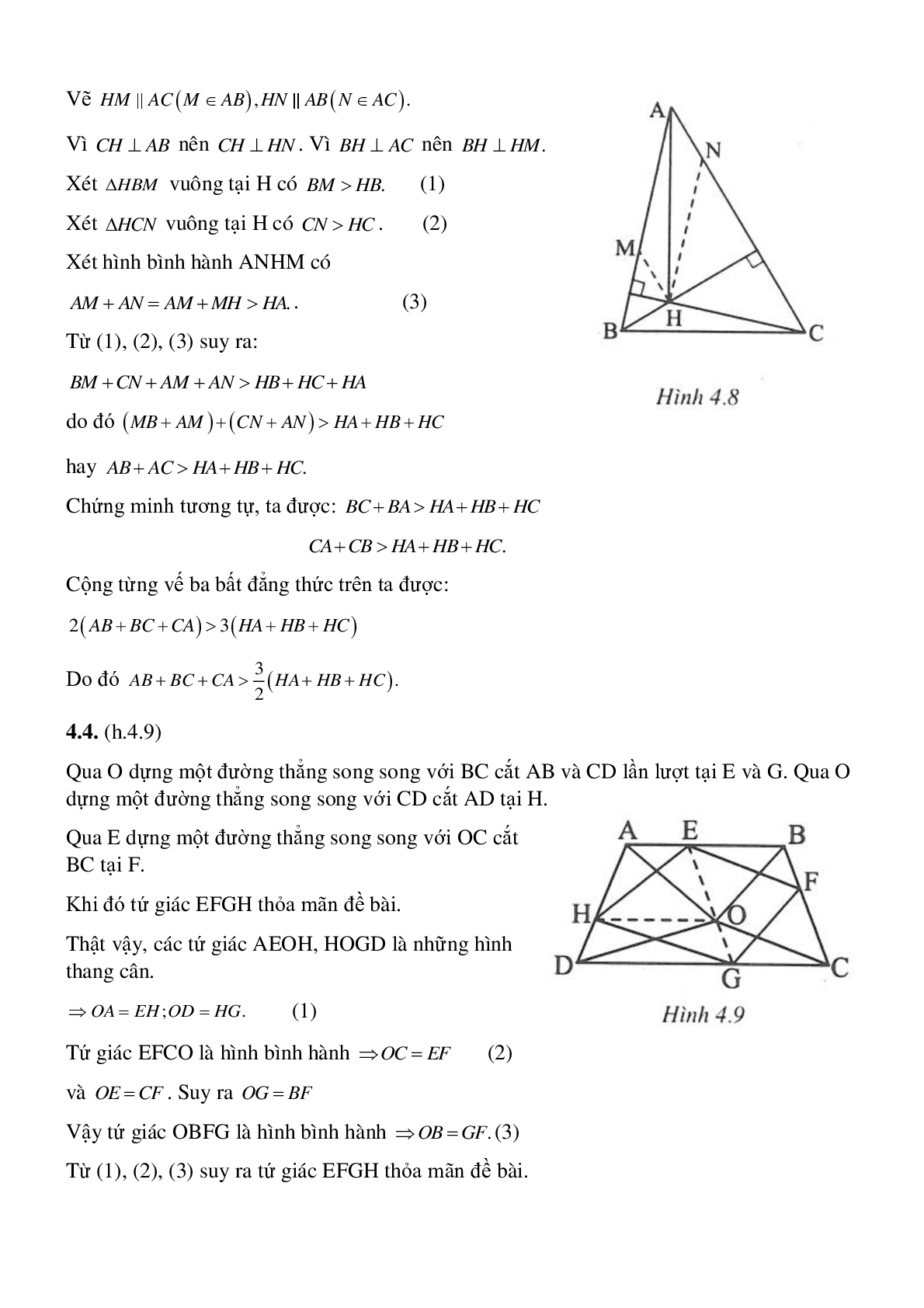 Hình bình hành - Hình học toán 8 (trang 6)