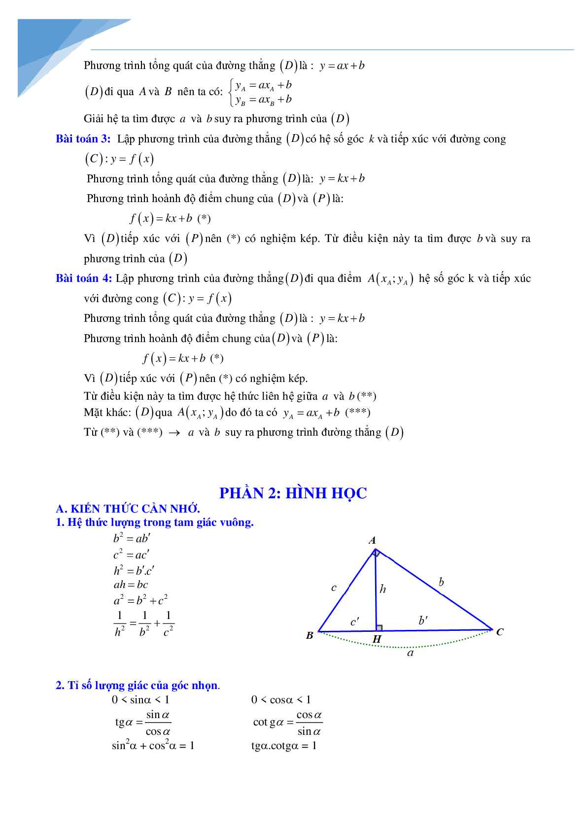 Tổng ôn đề luyện thi vào lớp 10 môn toán (trang 10)