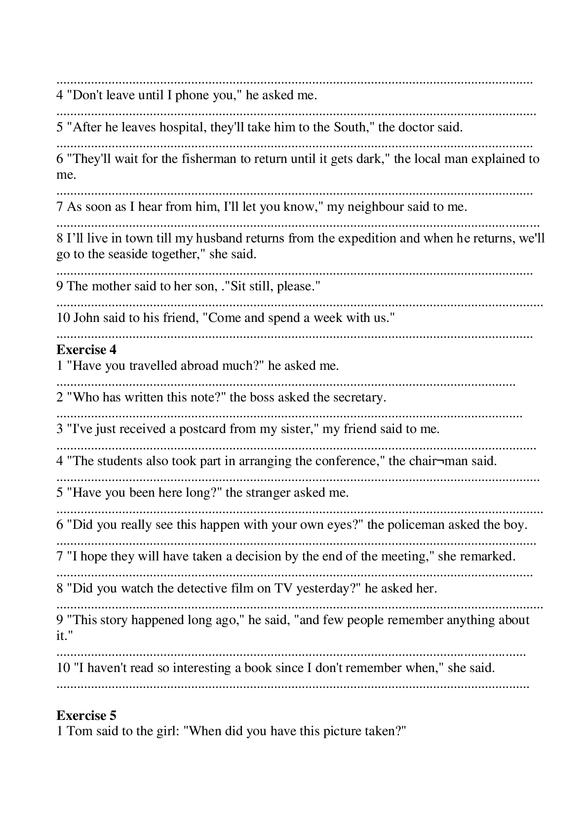 Chuyên đề câu trực tiếp gián tiếp đầy đủ, chọn lọc (trang 4)