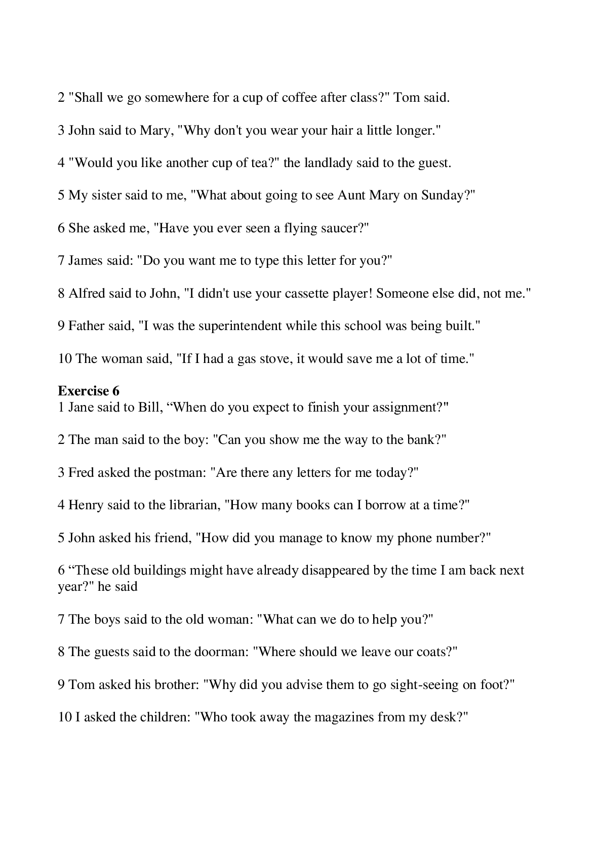 Chuyên đề câu trực tiếp gián tiếp đầy đủ, chọn lọc (trang 5)