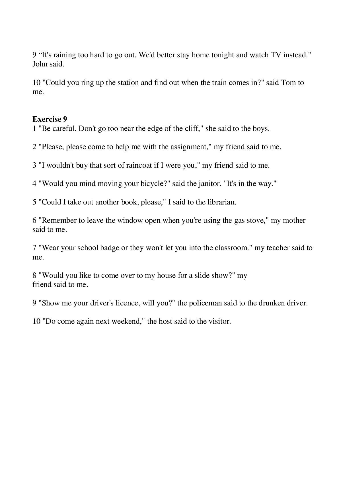 Chuyên đề câu trực tiếp gián tiếp đầy đủ, chọn lọc (trang 7)