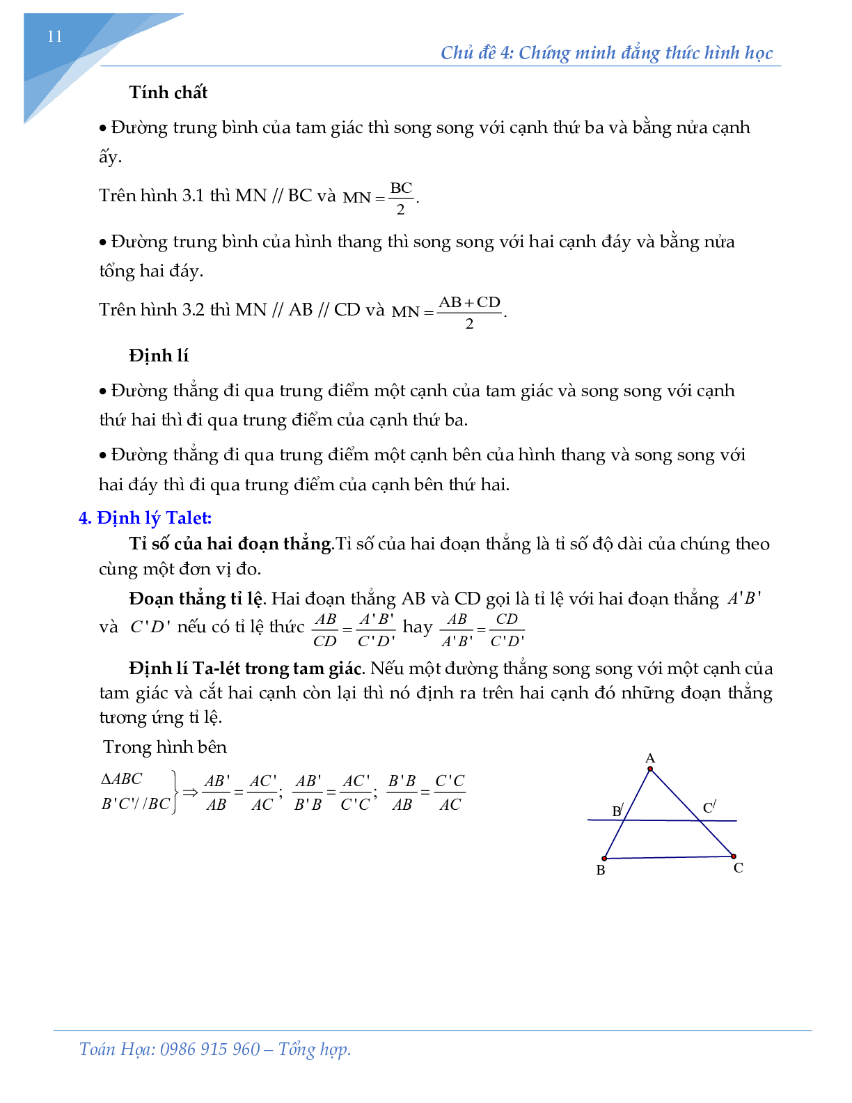Chứng minh Các đẳng thức hình học lớp 9 ôn lên lớp 10 (2023) đầy đủ, chi tiết (trang 9)