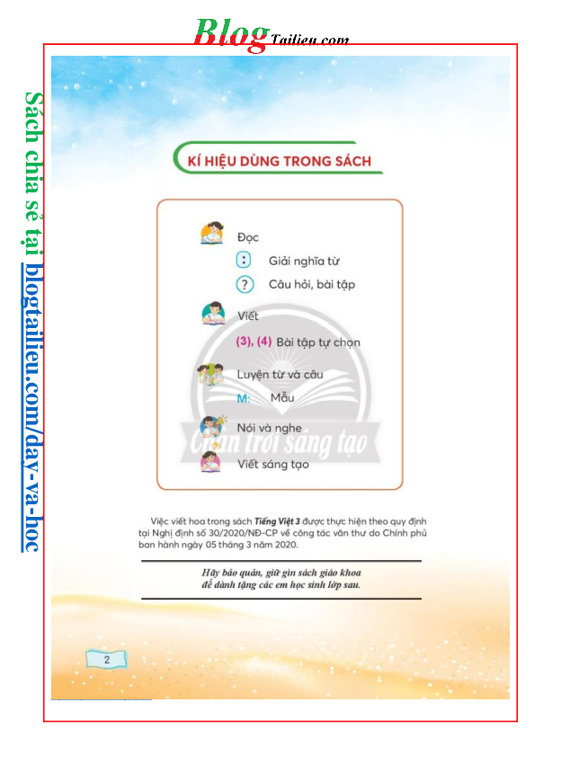 Tiếng Việt lớp 3 Tập 1 Chân trời sáng tạo pdf (trang 3)