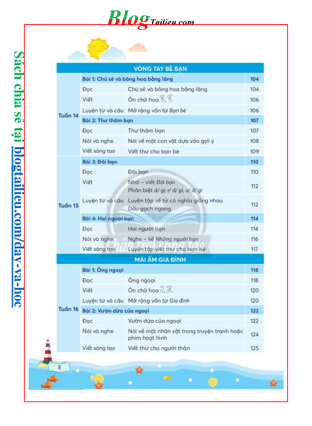Tiếng Việt lớp 3 Tập 1 Chân trời sáng tạo pdf (trang 9)