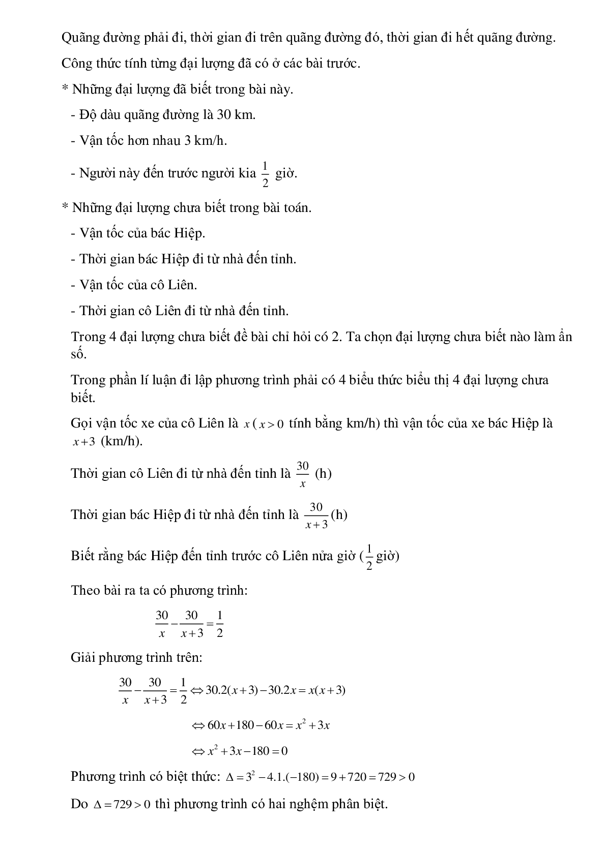 Bài toán Giải bài toán bằng cách lập phương trình (trang 7)