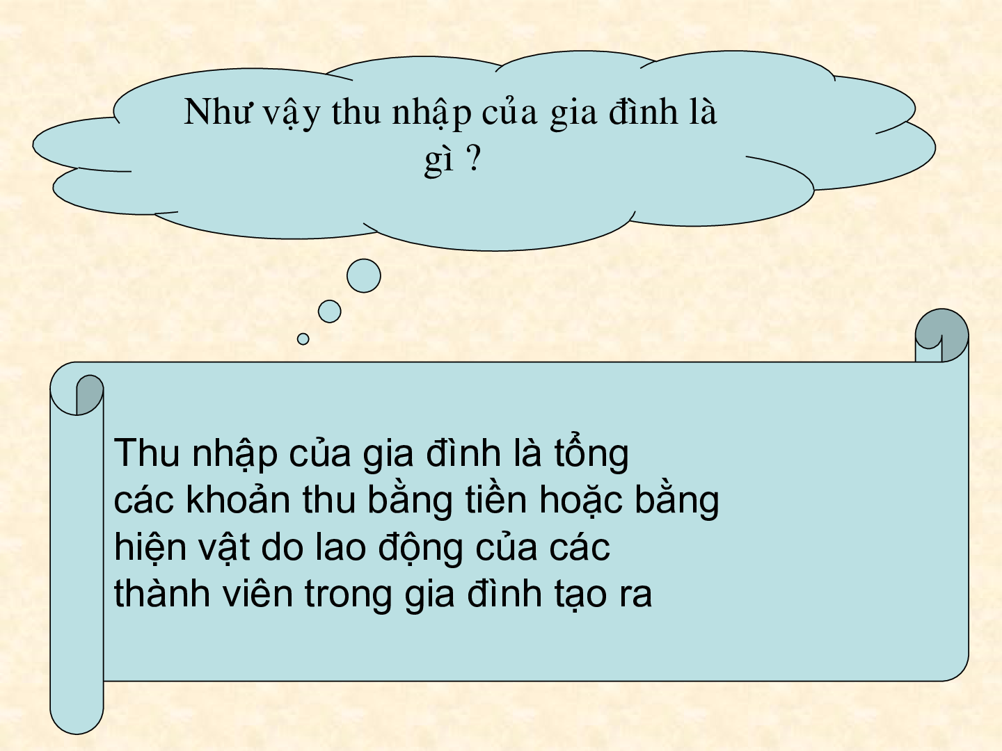 Bài giảng Công nghệ 6 Tiết 62: Thu nhập gia đình (trang 10)