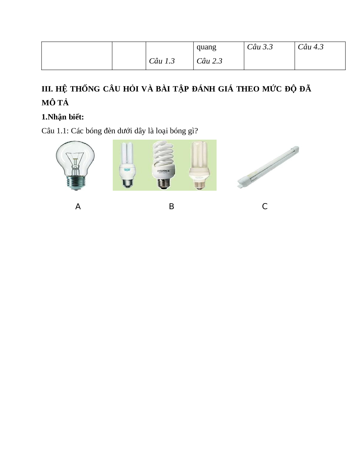 Giáo án Công nghệ 8 Chủ đề: Đồ dùng loại điện – quang mới nhất - CV5555 (trang 4)