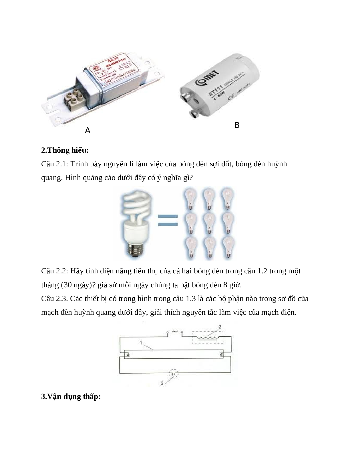Giáo án Công nghệ 8 Chủ đề: Đồ dùng loại điện – quang mới nhất - CV5555 (trang 6)