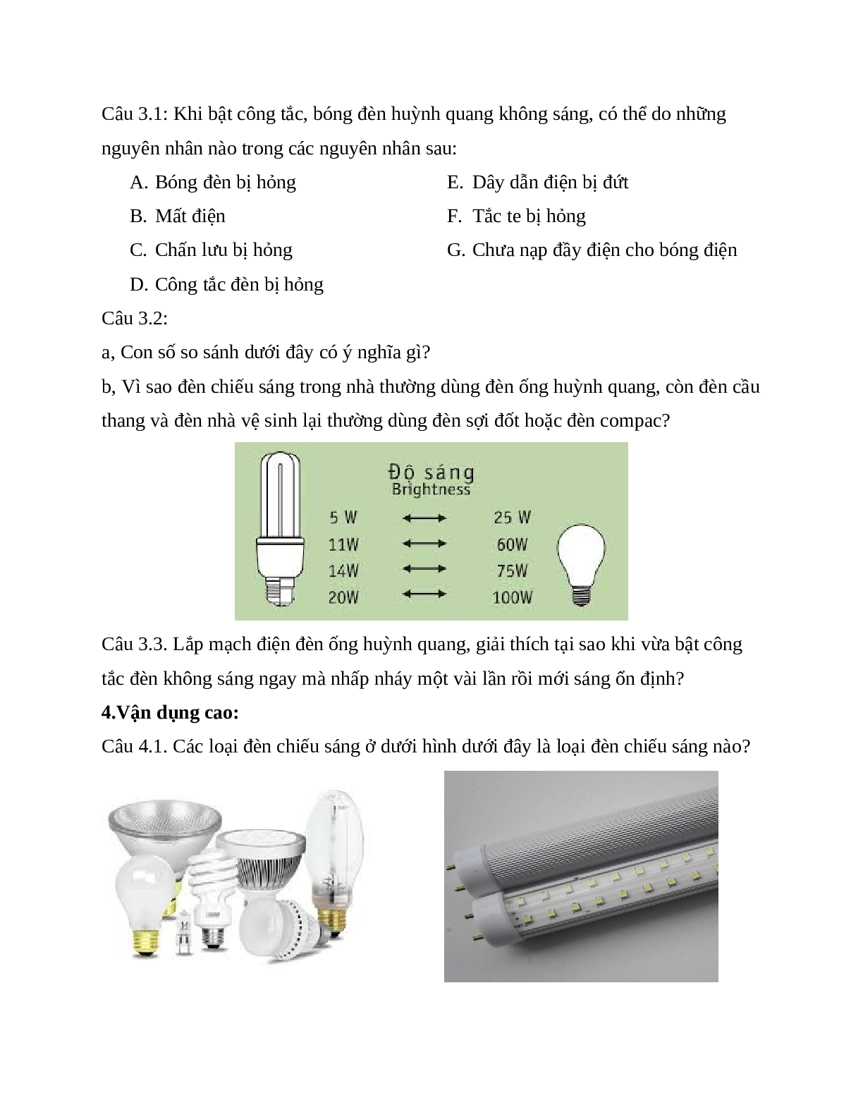 Giáo án Công nghệ 8 Chủ đề: Đồ dùng loại điện – quang mới nhất - CV5555 (trang 7)