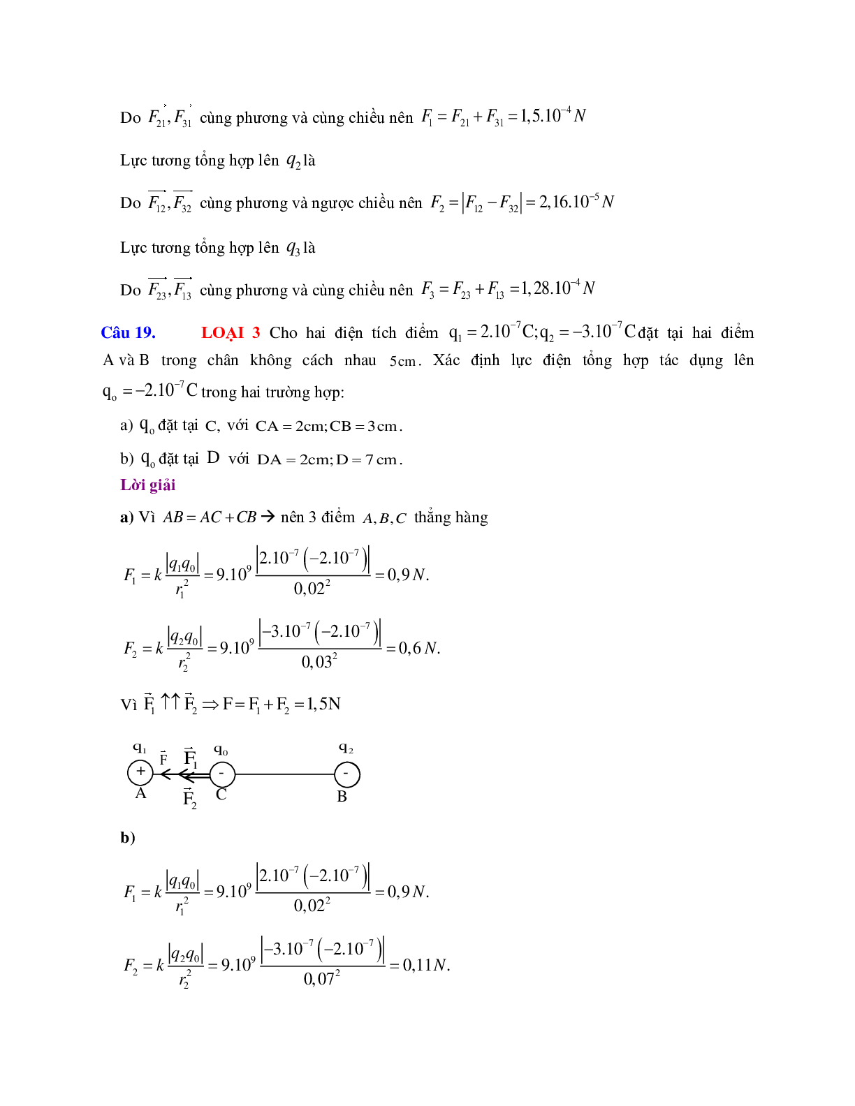 Chuyên đề Điện tích - Điện trường môn Vật lý lớp 11 (trang 8)