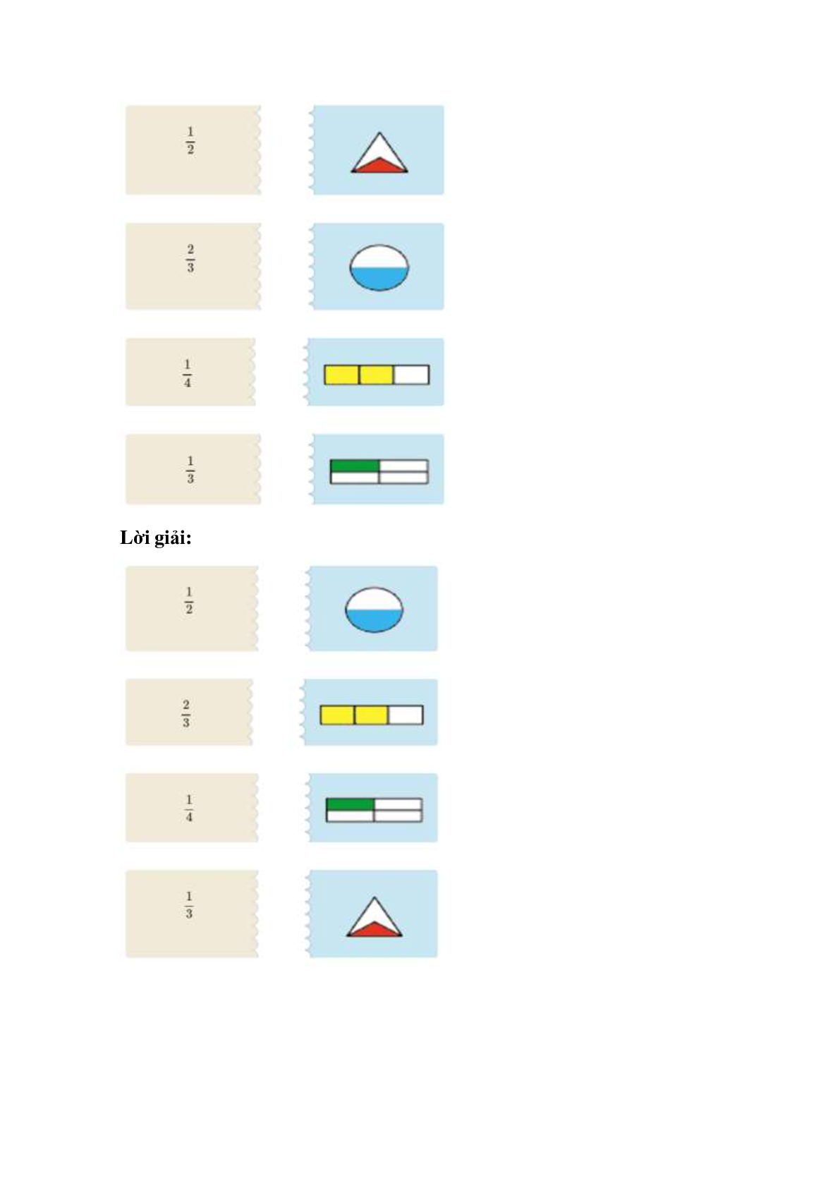 Trắc nghiệm Tìm một trong các phần bằng nhau của một số có đáp án – Toán lớp 3 (trang 7)