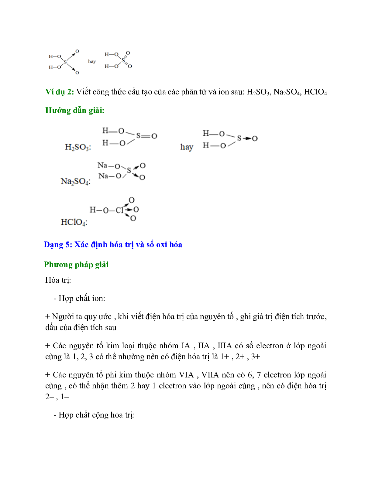 5 dạng bài tập Liên kết hóa học trong đề thi Đại học có lời giải (trang 10)