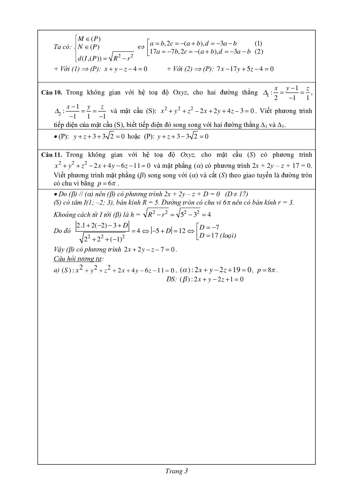 67 câu trắc nghiệm tọa độ không gian phân theo dạng - có lời giải chi tiết (trang 3)