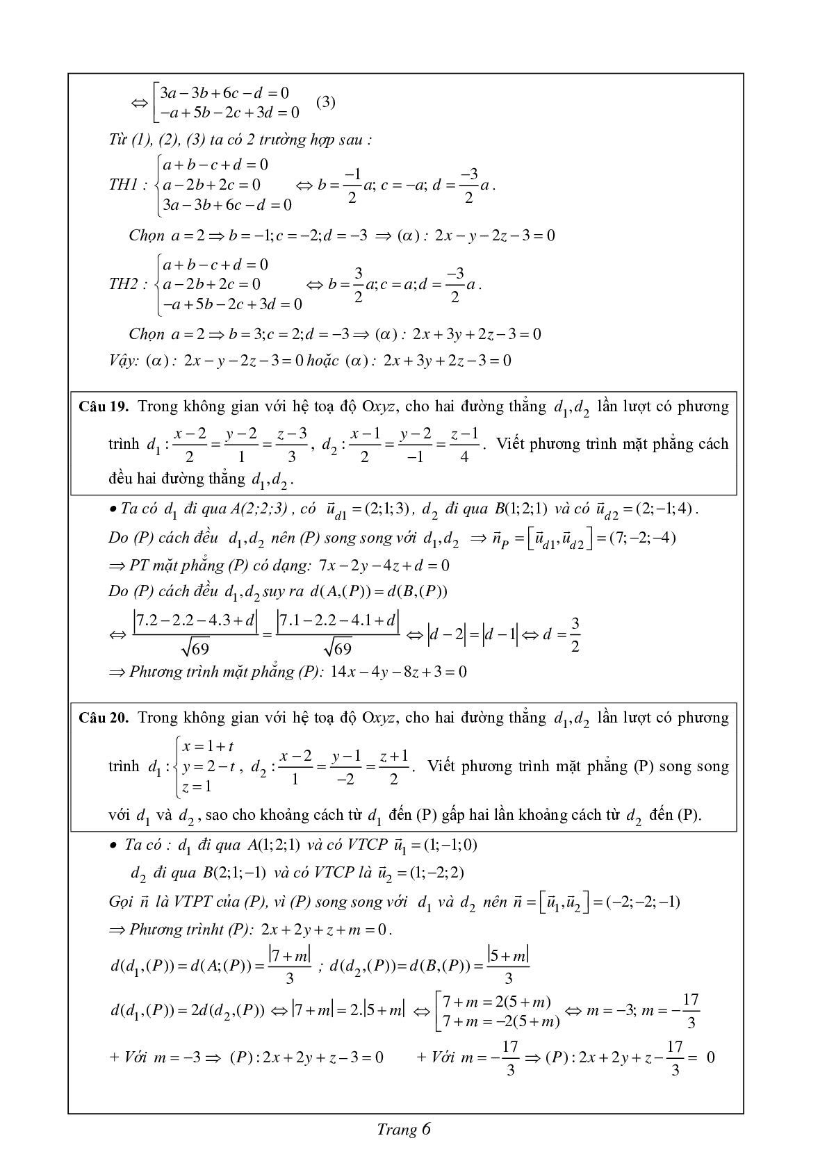 67 câu trắc nghiệm tọa độ không gian phân theo dạng - có lời giải chi tiết (trang 6)