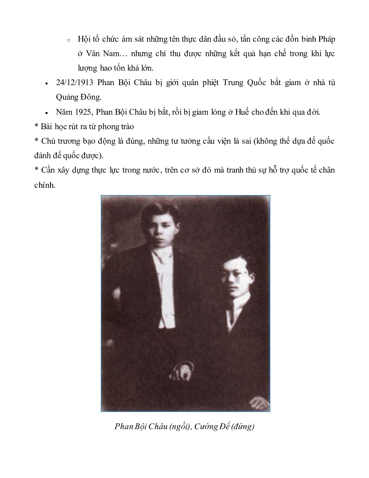 Lý thuyết Lịch sử 11: Bài 23: Phong trào yêu nước và cách mạng ở Việt Nam từ đầu thế kỉ XX đến chiến tranh thế giới thứ nhất (1914) mới nhất (trang 2)