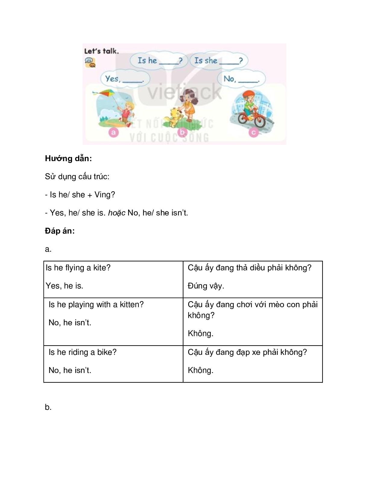 Tiếng Anh lớp 2 Unit 2 Lesson 3 trang 11 – Kết nối tri thức (trang 2)