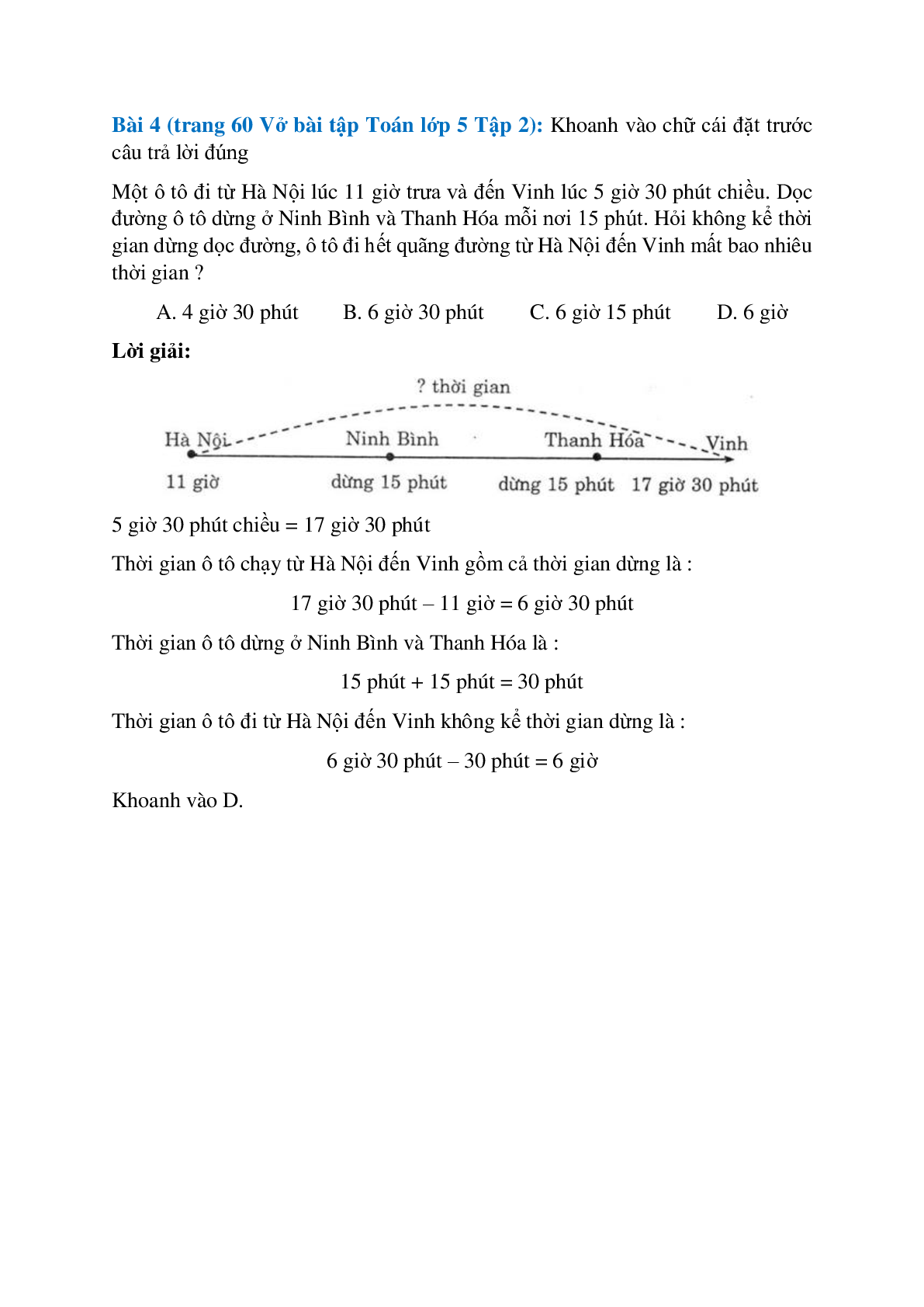 Vở bài tập Toán lớp 5 Tập 2 trang 59, 60 Bài 129: Luyện tập chung (trang 3)