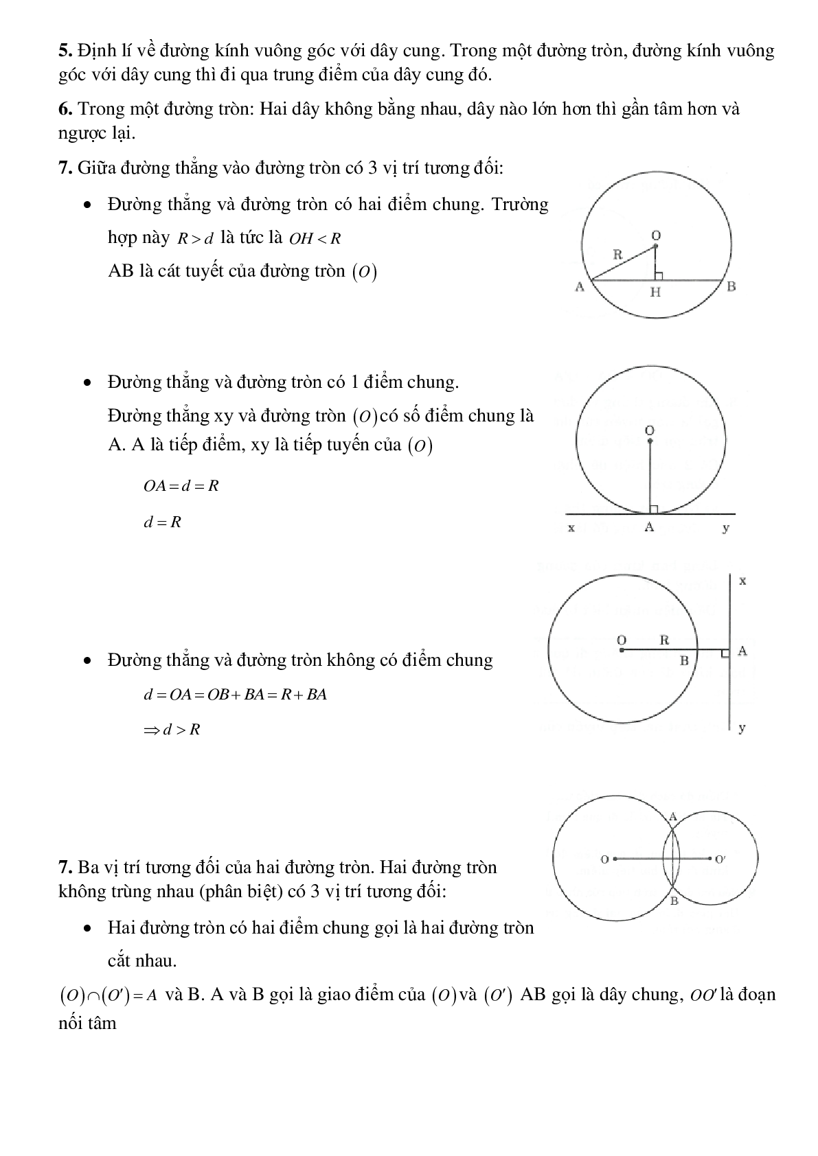 Bài tập ôn tập chương II hình học 9 chọn lọc, có lời giải (trang 2)
