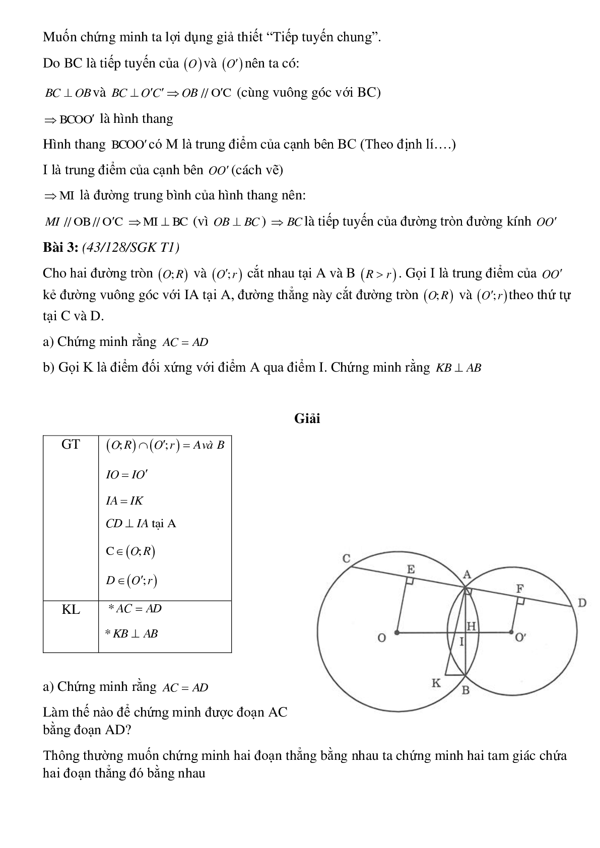 Bài tập ôn tập chương II hình học 9 chọn lọc, có lời giải (trang 9)