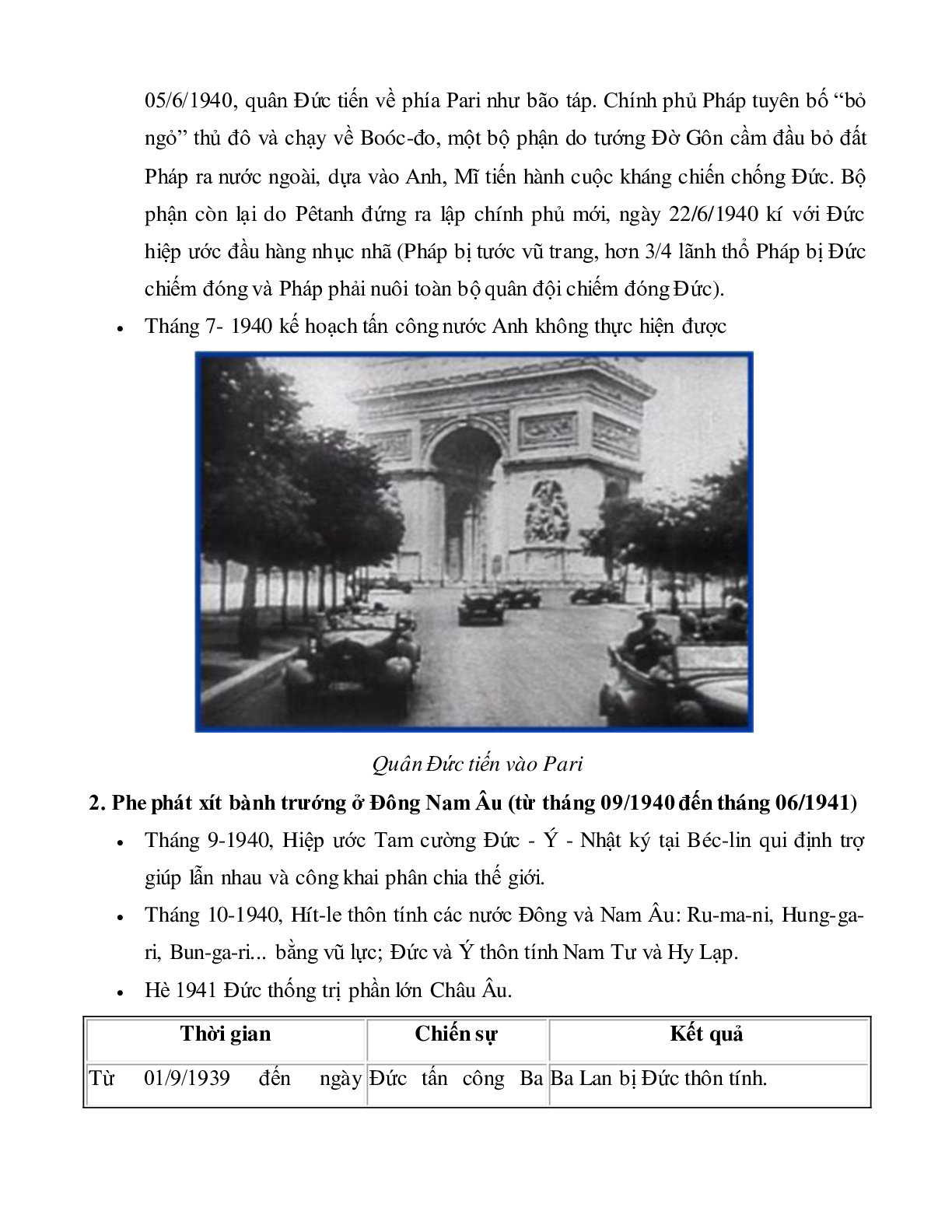 Lý thuyết Lịch sử 11: Bài 17: Chiến tranh thế giới thứ hai (1939 - 1945) mới nhất (trang 4)