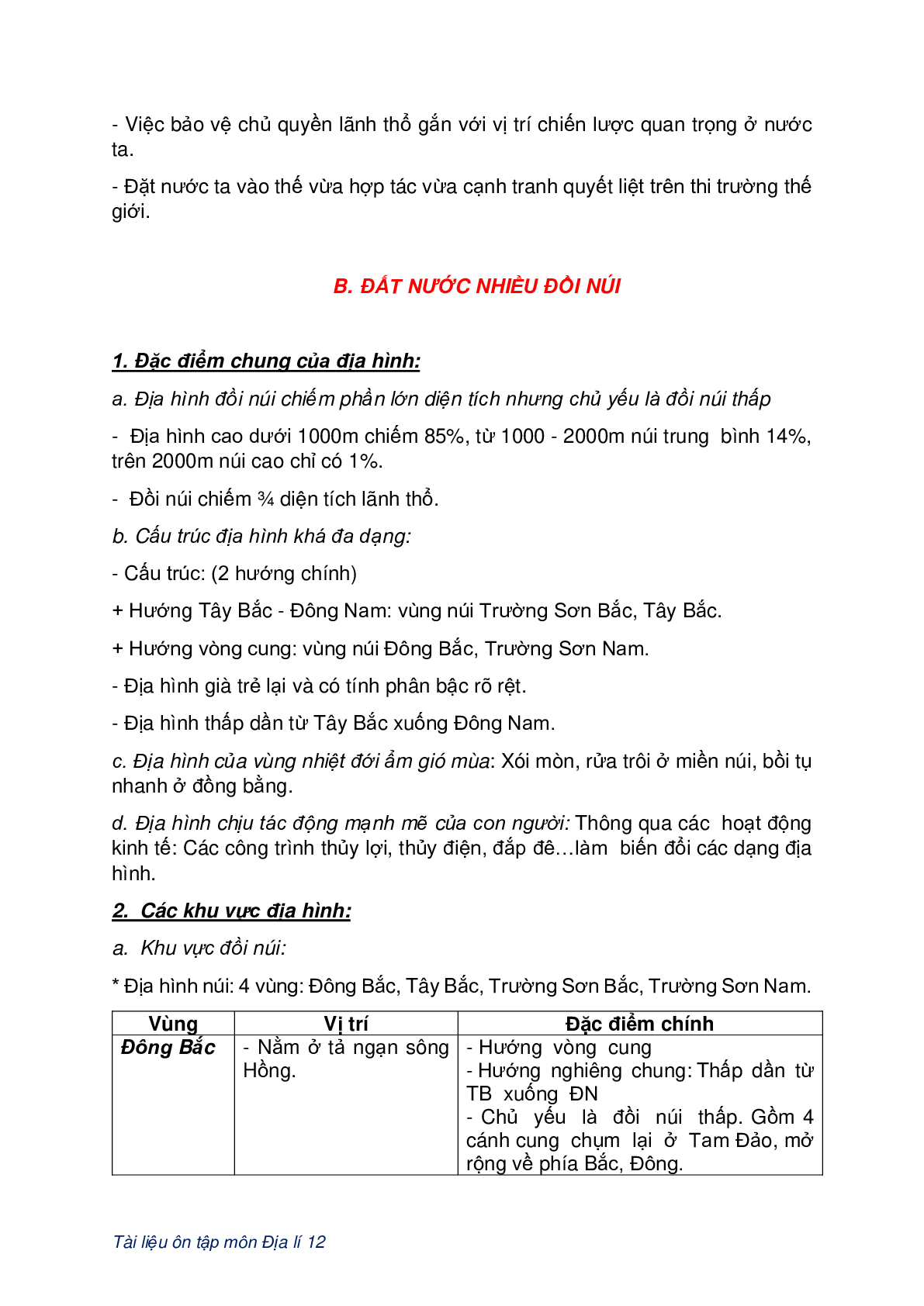 Các chuyên đề ôn tập môn Địa lí lớp 12 (trang 4)