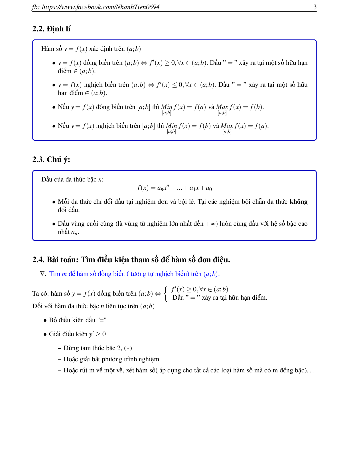Phương pháp giải chuyên đề Hàm số 2023 (lý thuyết và bài tập) (trang 3)