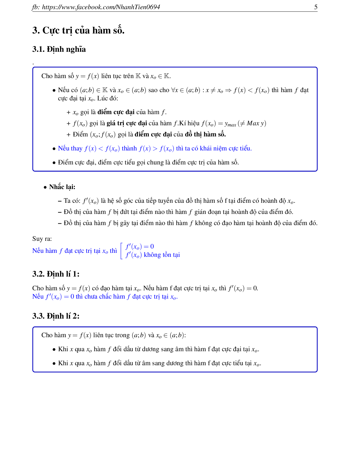 Phương pháp giải chuyên đề Hàm số 2023 (lý thuyết và bài tập) (trang 5)