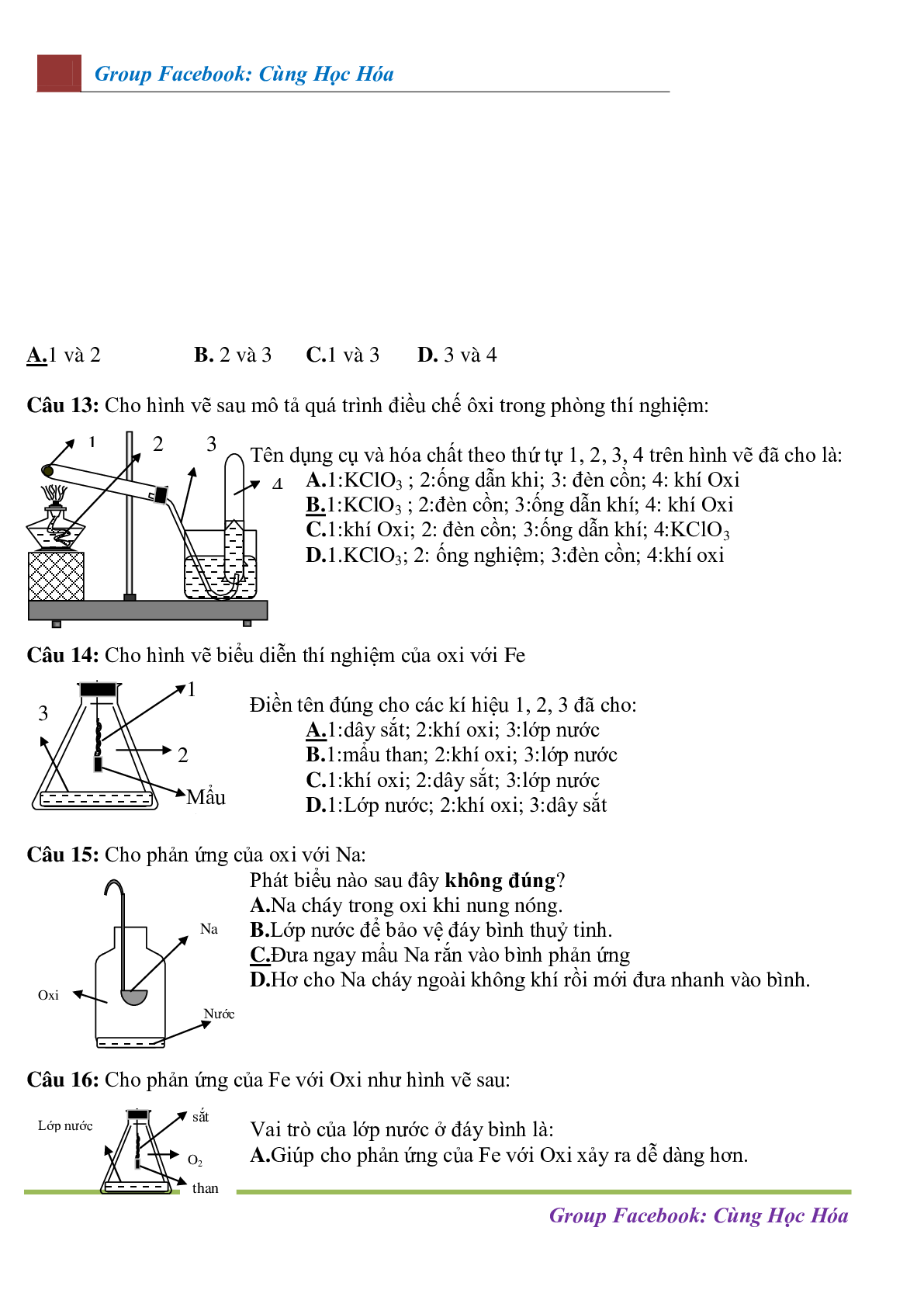 Chuyên đề Mô hình thí nghiệm - ứng dụng thực tế môn Hóa học ôn thi THPTQG (trang 5)