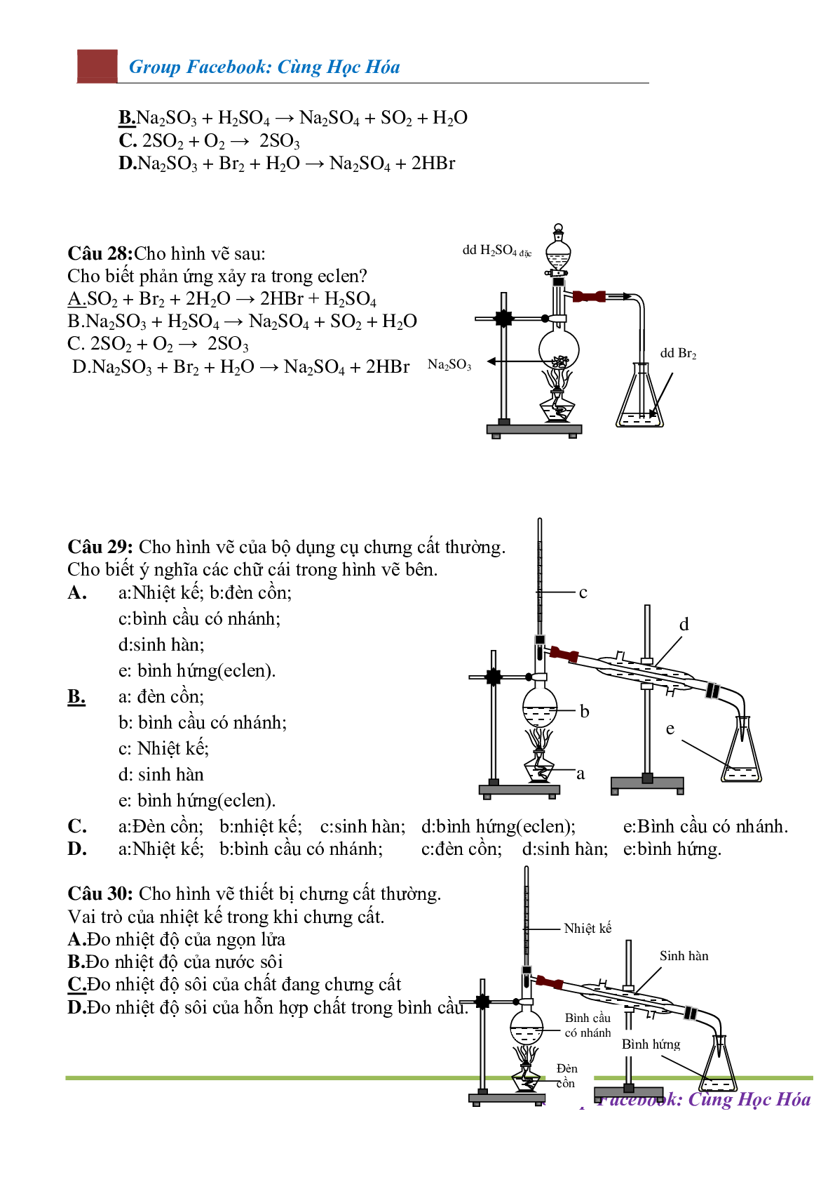 Chuyên đề Mô hình thí nghiệm - ứng dụng thực tế môn Hóa học ôn thi THPTQG (trang 8)