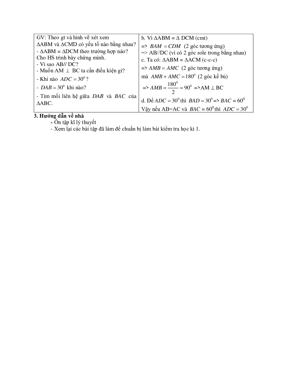 Giáo án Toán học 7: Ôn tập học kì 1 (tiết 2) mới nhất (trang 2)
