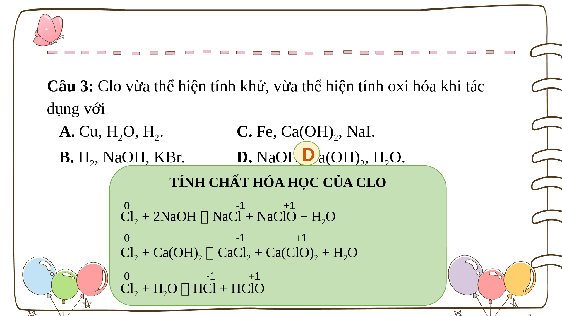 Giáo án điện tử Hóa học 10 Bài 26. Luyện tập nhóm halogen mới nhất (trang 6)