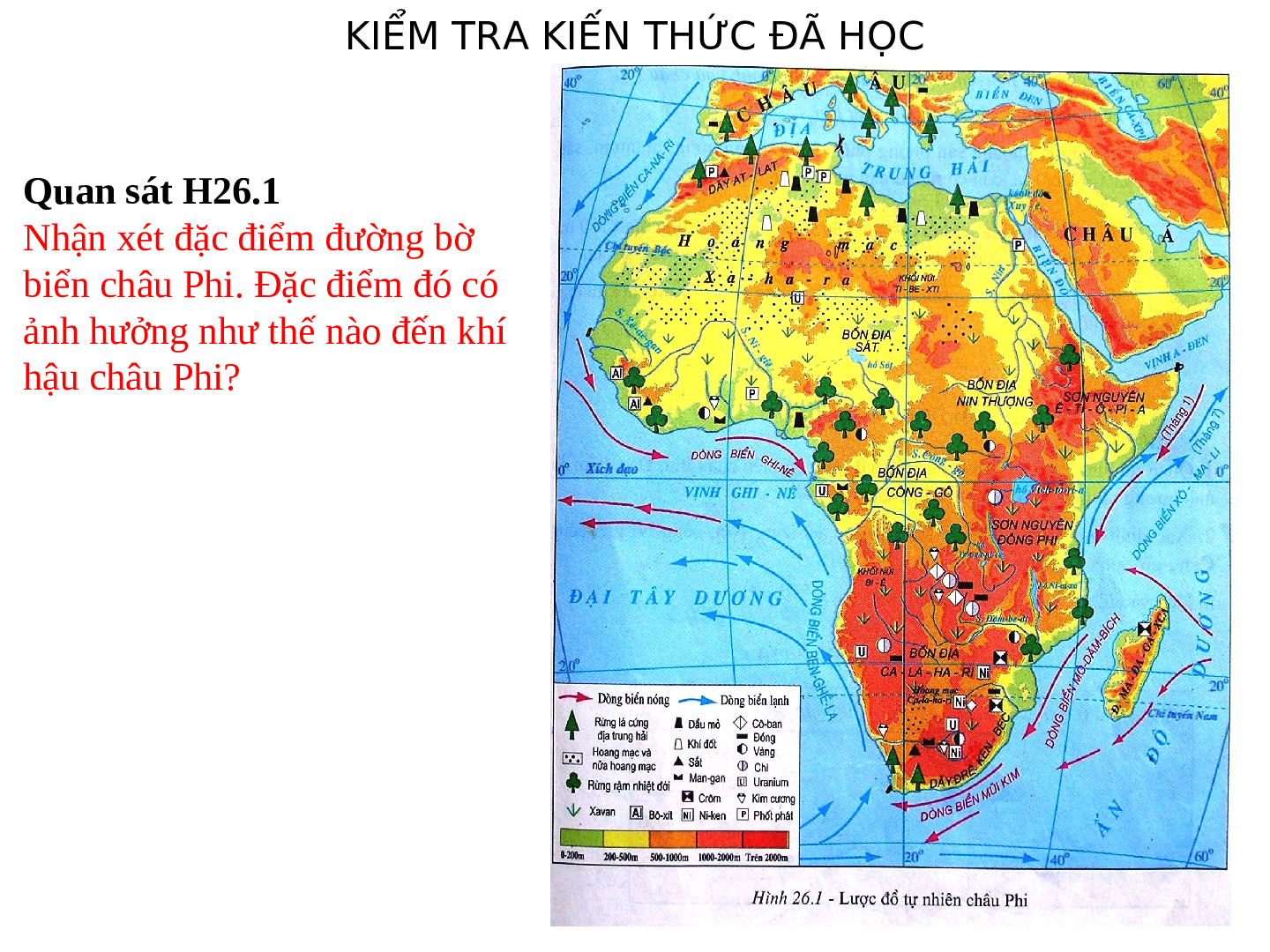 Giáo án Địa lí 7 Bài 27: Thiên nhiên Châu Phi (trang 2)