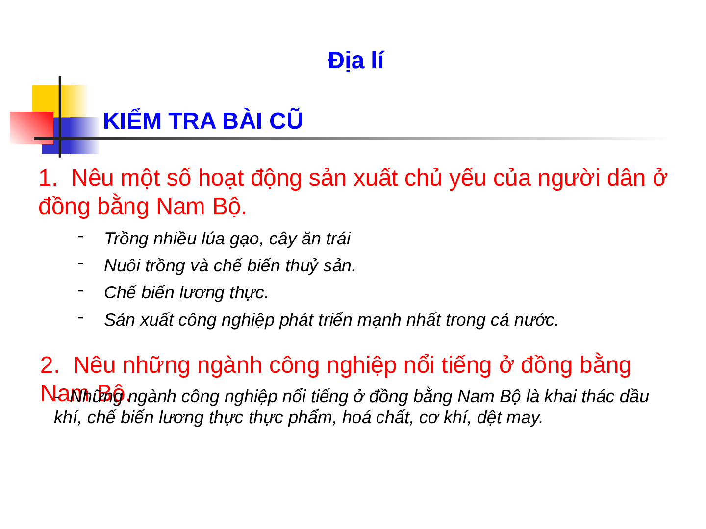 Giáo án Địa lý lớp 4 Bài 21: Thành phố Hồ Chí Minh (trang 2)