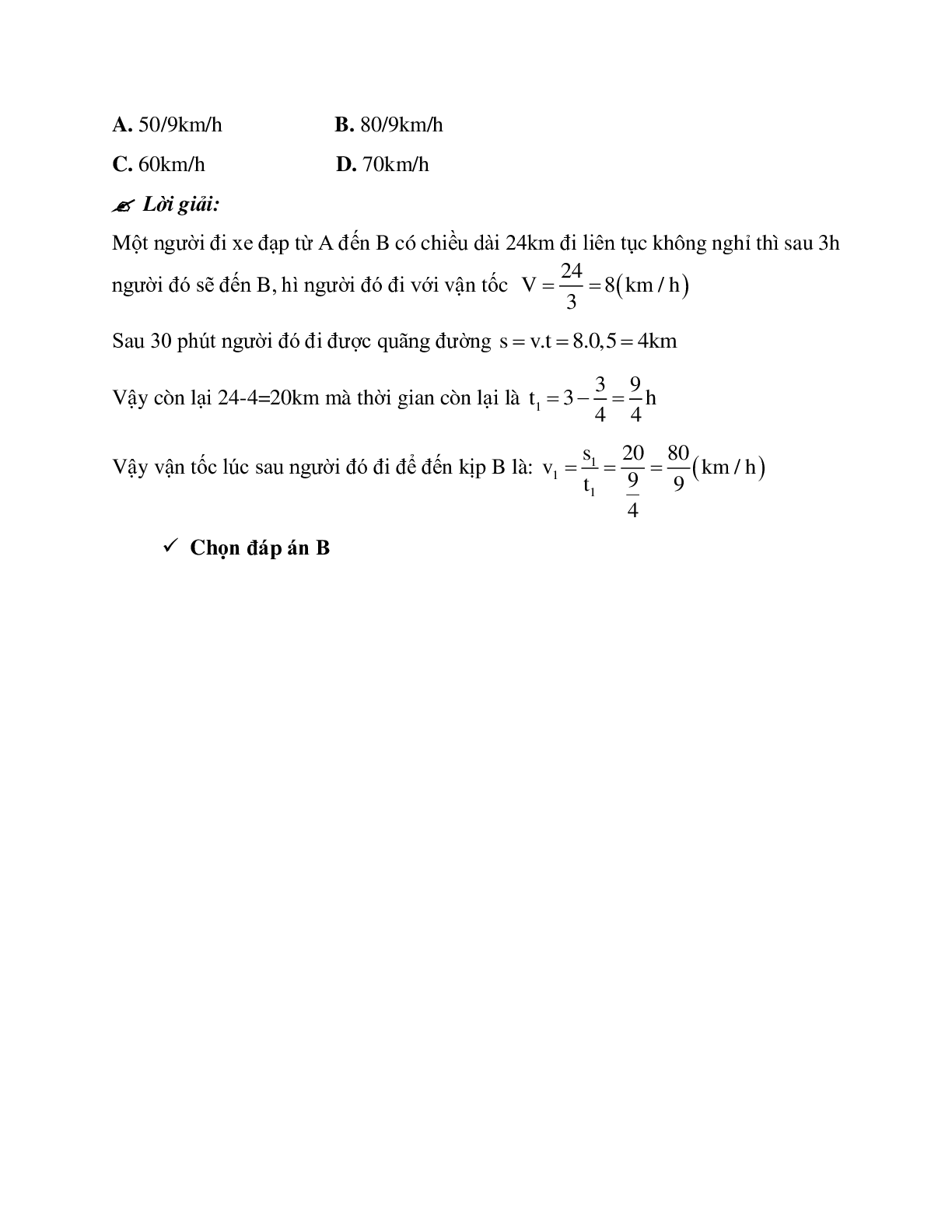 Phương pháp giải và bài tập về Bài toán về phương trình chuyển động của vật (trang 6)