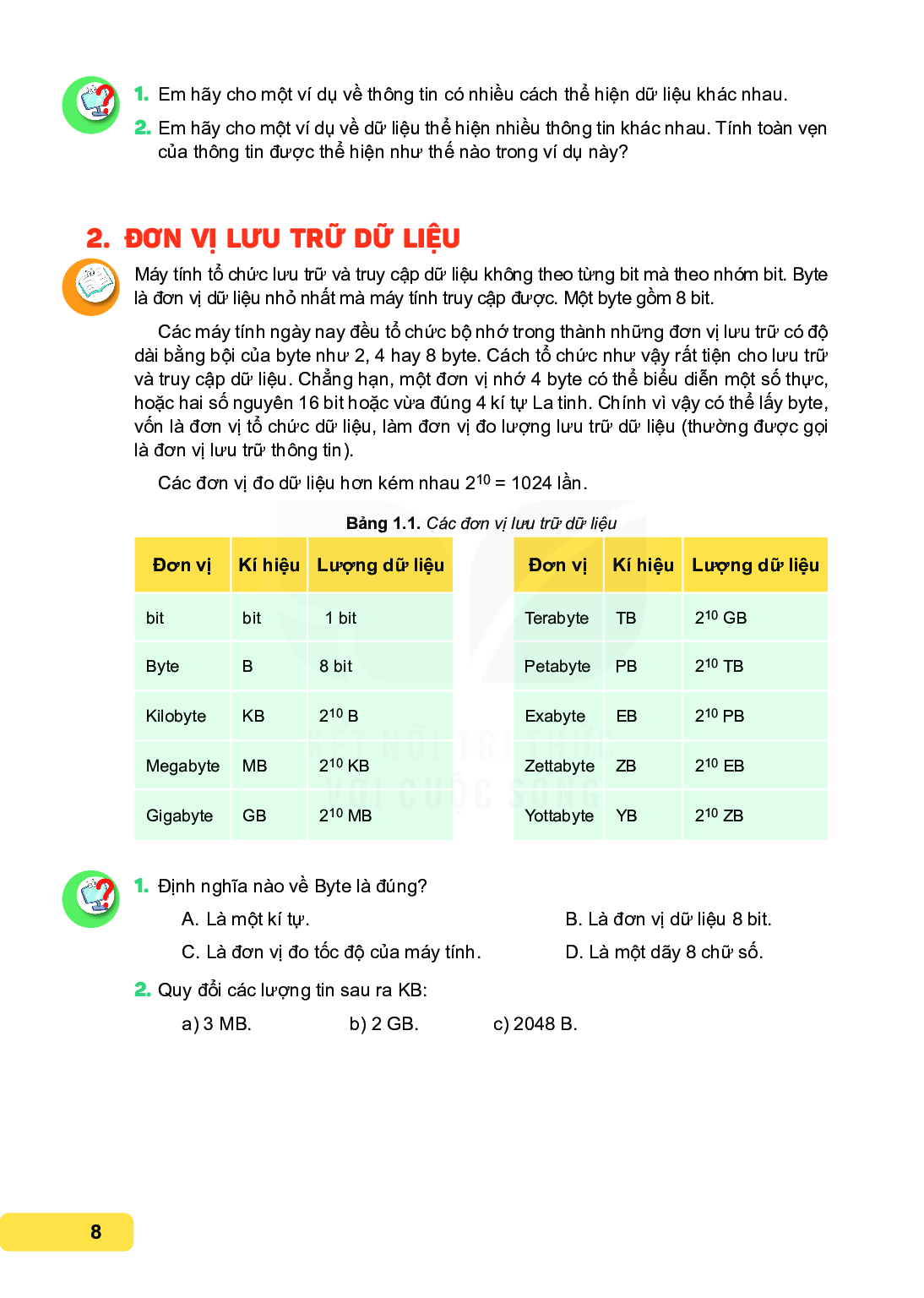 Tin học lớp 10 Kết nối tri thức pdf (trang 9)