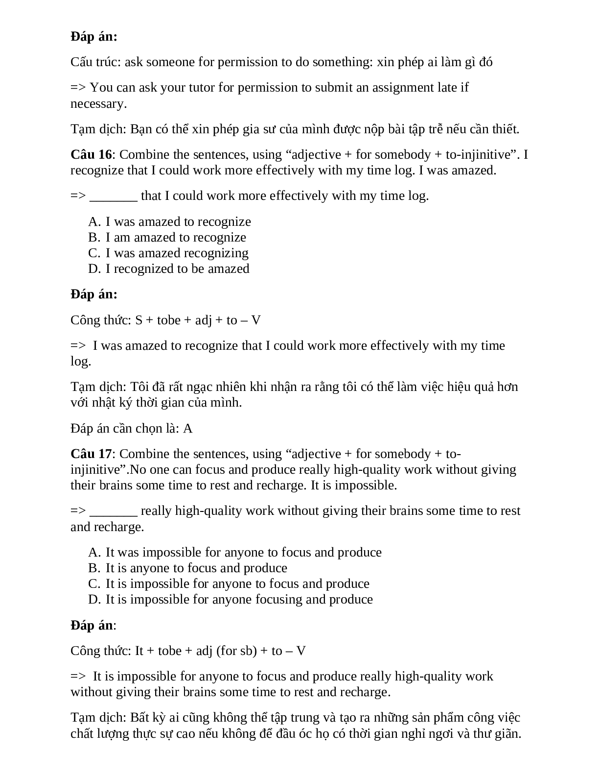 10 câu Trắc nghiệm Tiếng Anh lớp 11 Unit 3 có đáp án năm 2023 (trang 10)