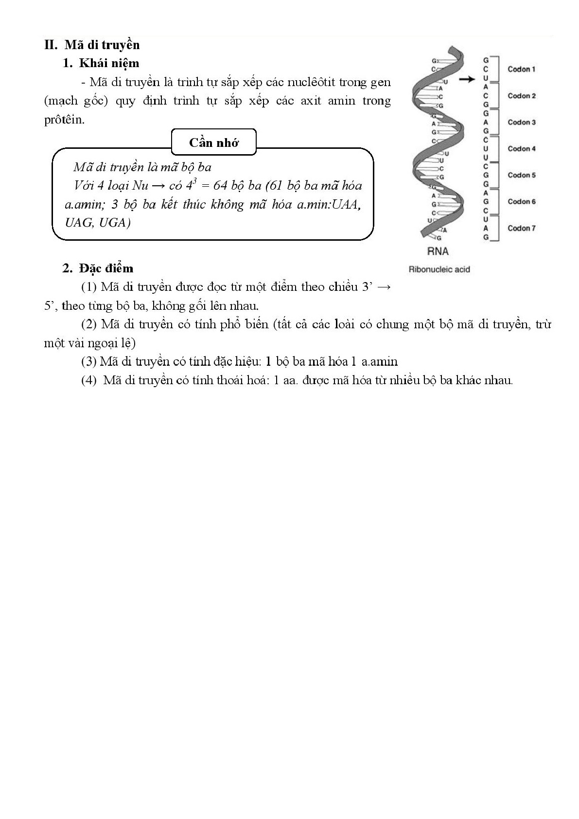 Tổng hợp toàn bộ Lý thuyết Sinh học lớp 12 (trang 2)