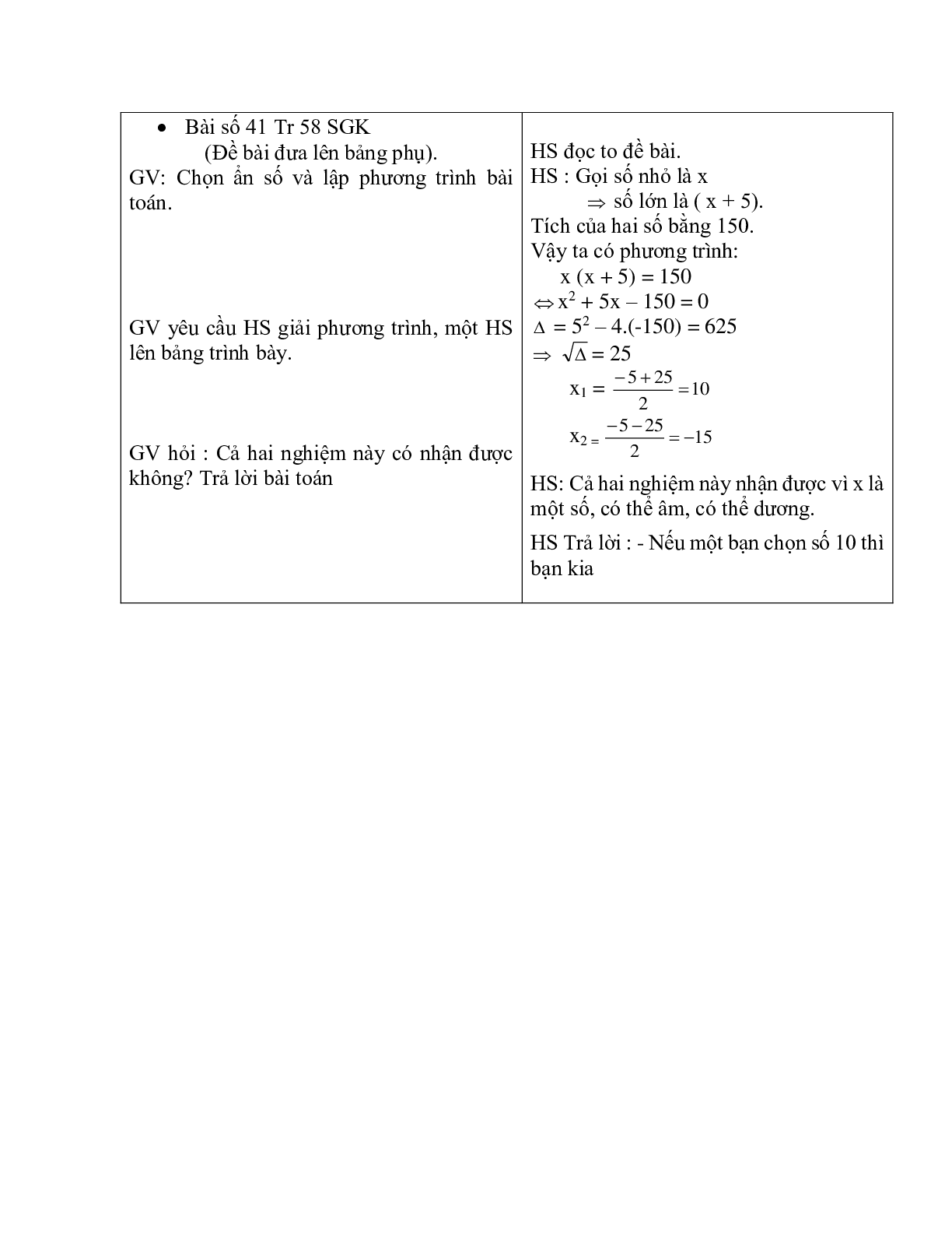 Giáo án Giải bài toán bằng cách lập phương trình (2023) mới nhất - Toán 9 (trang 3)
