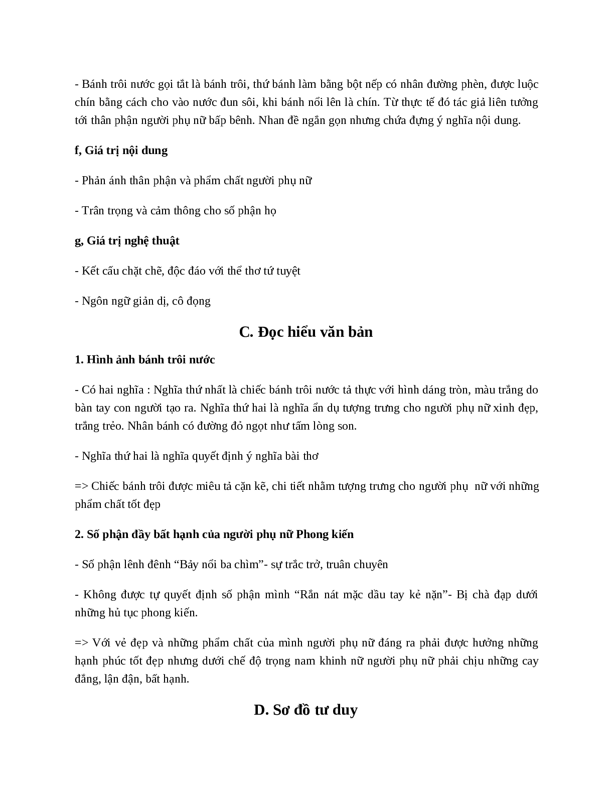 Bánh trôi nước - Tác giả tác phẩm - Ngữ văn lớp 7 (trang 2)