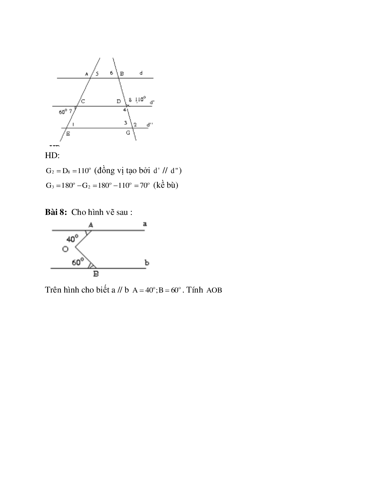 Hệ thống bài tập về Tiên đề Ơ-clit - Từ vuông góc đến song song có lời giải (trang 5)
