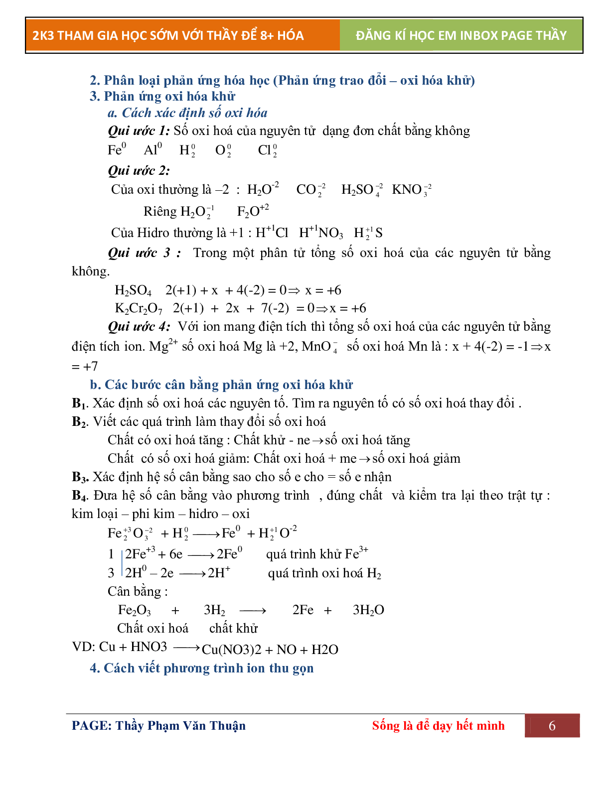 Lí thuyết vô vơ căn bản - Hóa học 12 (trang 6)