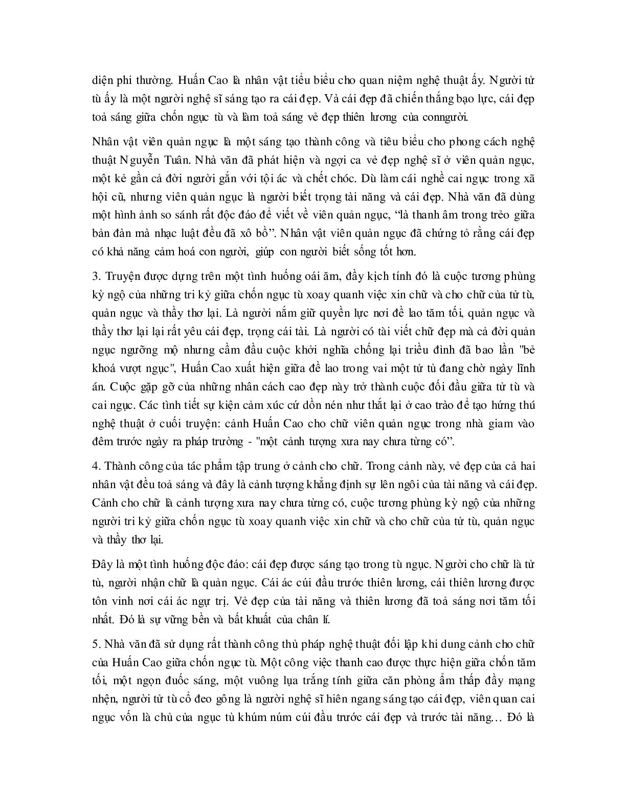 Soạn bài Chữ người tử tù - ngắn nhất Soạn văn 11 (trang 3)